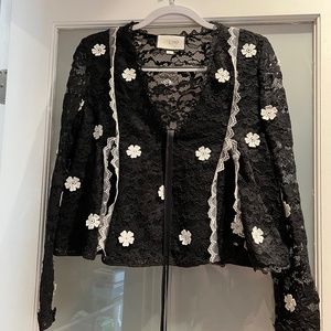 Alexis Lace Floral Top